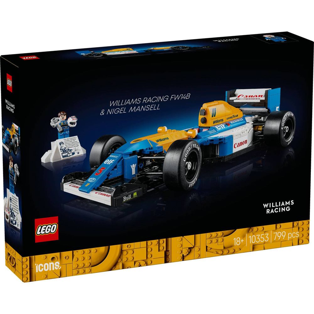 LEGO 10353 Williams Racing Fw14B & Nigel Mansell slika 1