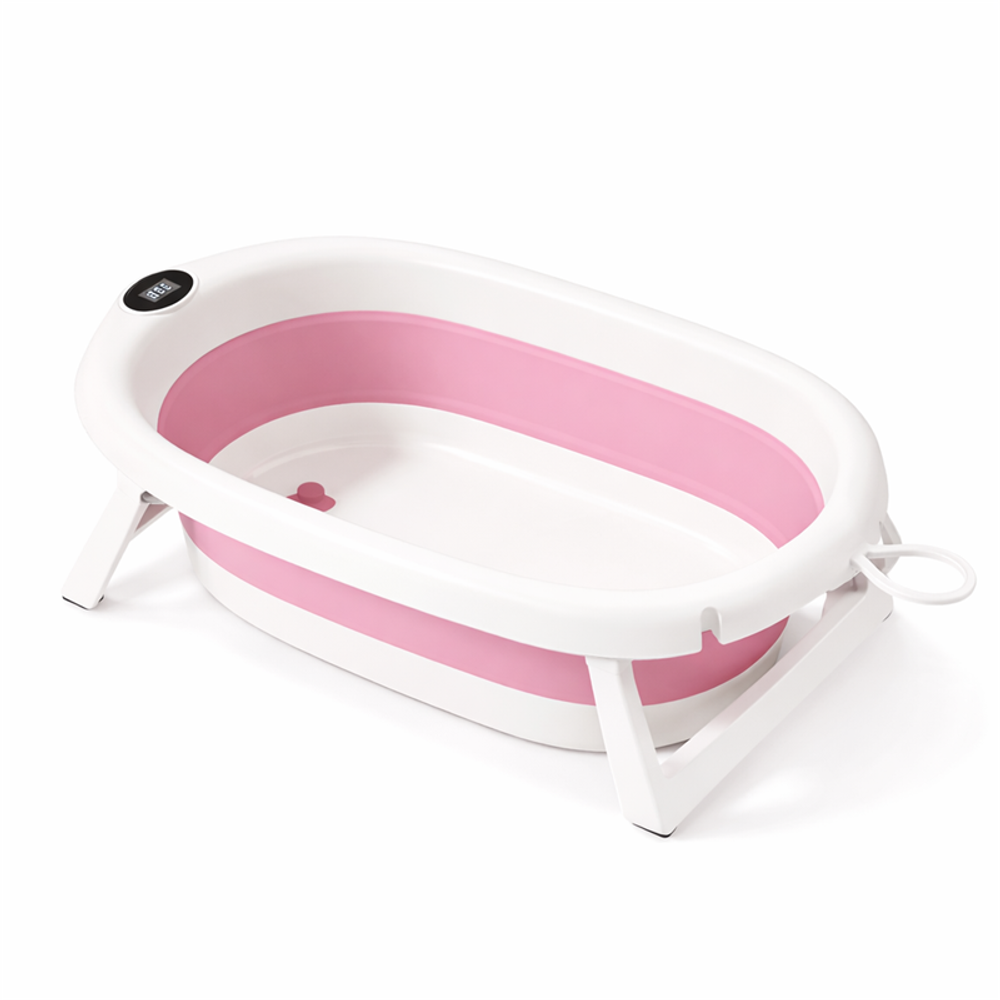 Nesta Sklopiva kadica sa termometrom i podlogom za kupanje Tuby, Pink slika 2