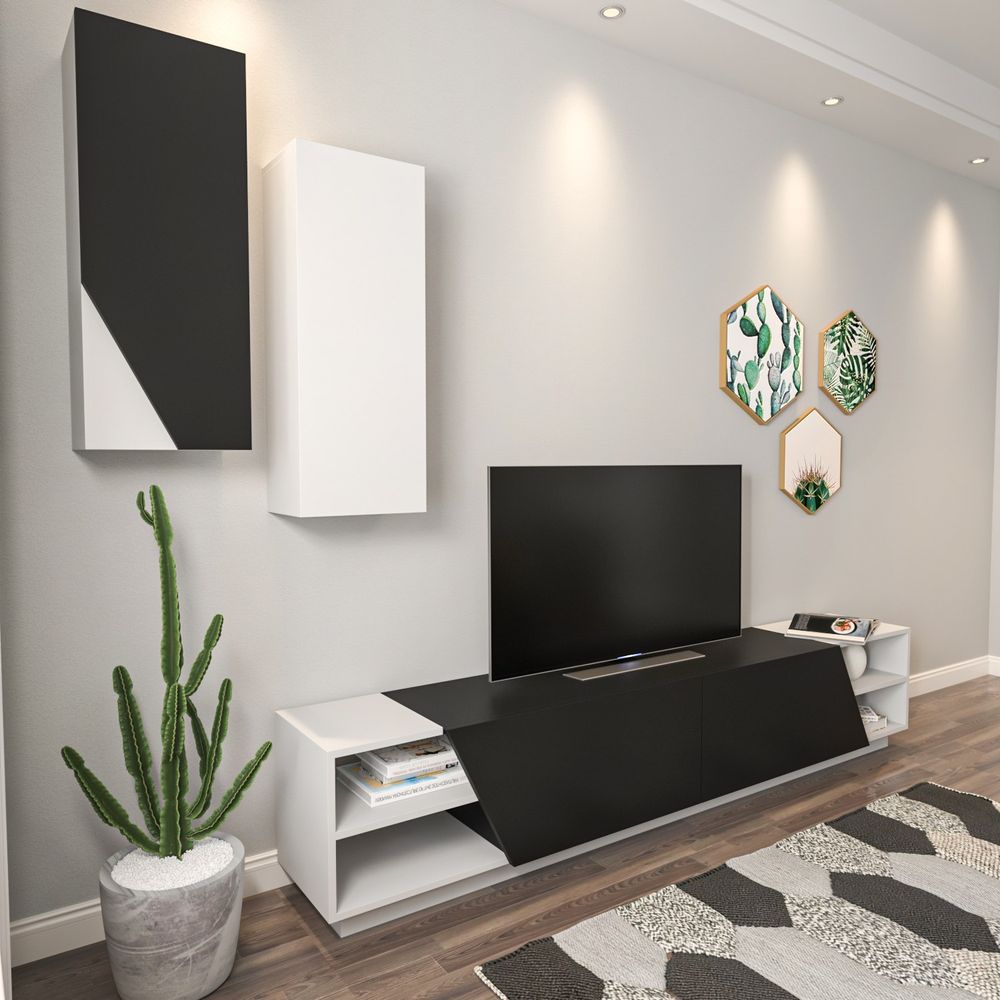 Zebra - Crno-bijeli TV Stalak slika 6