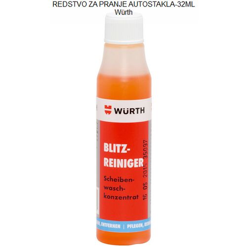 Würth sredstvo za pranje autostakla-32ml koncentrat slika 1