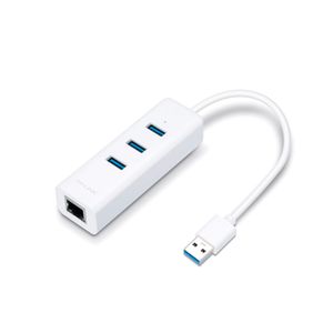 TP-Link USB 3.0 Gigabit Ethernet Adapter i 3x USB Hub