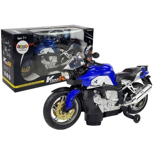 Motorcycle Blue Battery Powered slika 1