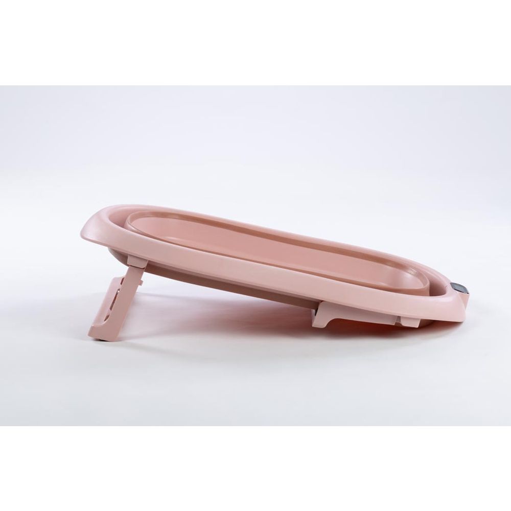 Sklopiva kadica s podlogom i termometrom dark pink slika 9