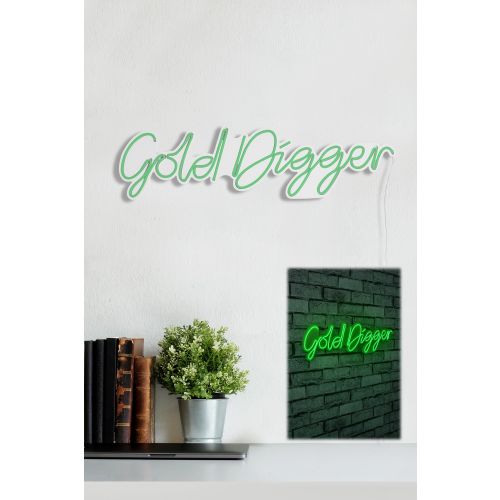 Wallity Ukrasna plastična LED rasvjeta, Gold Digger - Green slika 3