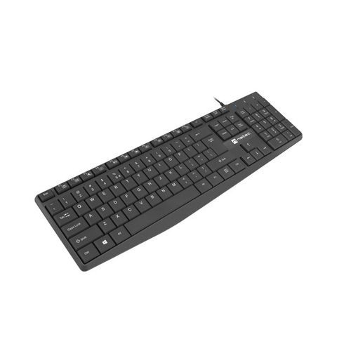 Natec NKL-1950 NAUTILUS, Slim Multimedia Keyboard US, Spill Proof, USB, Black slika 2