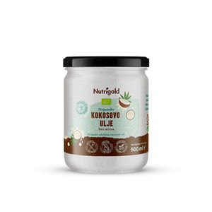 Kokosovo ulje bez mirisa - ORGANSKO 500ml Nutrigold