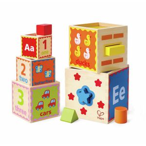 Hape Drvene kocke i sorter oblika Pyramid of Play