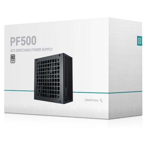 DeepCool PF500 Napajanje 80PLUS 500W 1x 20+4pin, 2x 4pin, 1x PCI-E(6+2)x2, 1x EPS 8pin(4+4), 120mm slika 2