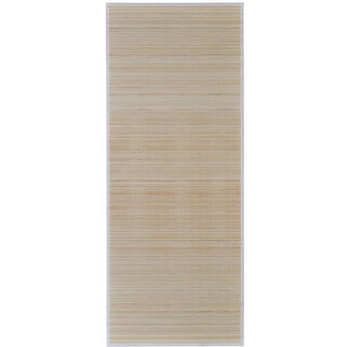 Tepih od bambusa u prirodnoj boji 80 x 300 cm slika 8