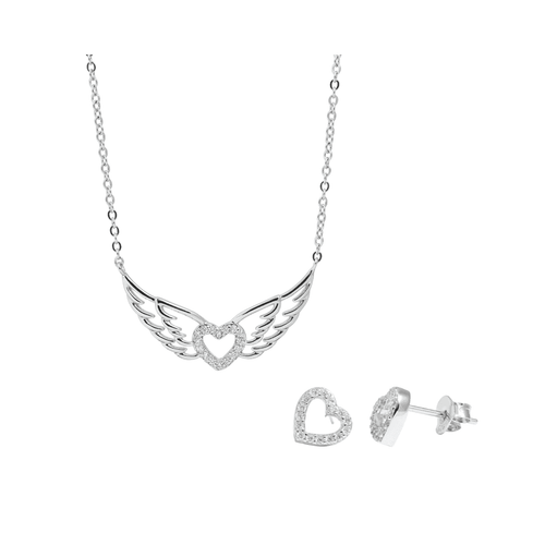 J&B Jewellery 957 Srebrni set slika 1