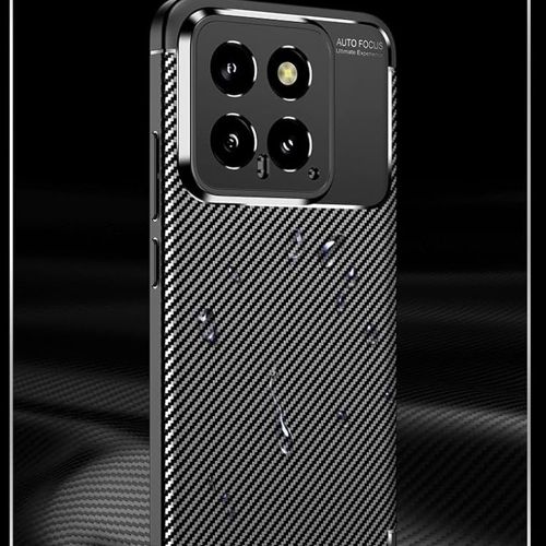 Techsuit – CarbonFiber maska za Xiaomi 14 – crna slika 6