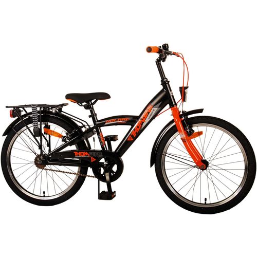 Volare Thombike 20" dječji bicikl s dvije ručne kočnice crno-narančasti slika 2