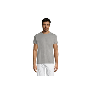 REGENT unisex majica sa kratkim rukavima - Grey melange, XL 