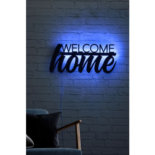 Dekorativno LED Osvetljenje 'Welcome Home' - Plava slika 3