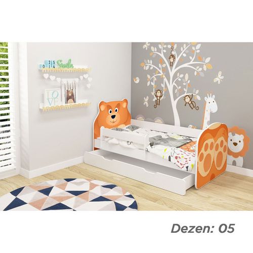 Deciji krevet ACMA VII ANIMALS 140x70 F + dusek 7 cm5 slika 1