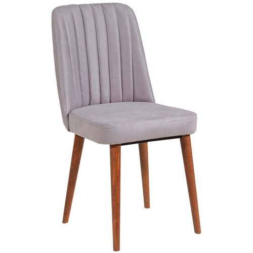 Woody Fashion Set stola i stolica (4 komada), Vina 0701 - 3 - Walnut, Grey slika 10