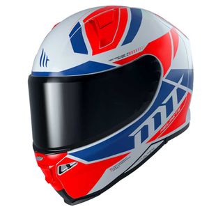 MT Helmets vizir za moto kacigu MT Revenge 2 Scalpel B5 Gloss Pearl Fluor Red