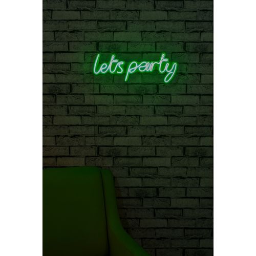 Wallity Ukrasna plastična LED rasvjeta, Lets Party - Green slika 3