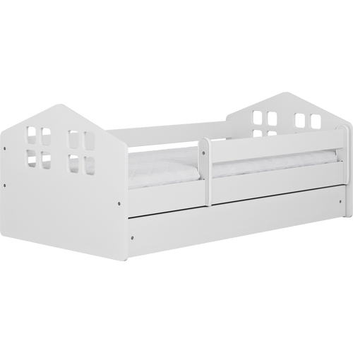 Drveni dječji krevet KACPER s ladicom - bijeli - 140*80cm slika 3
