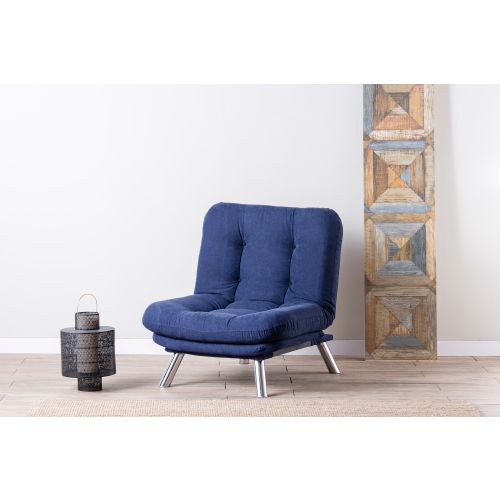 Atelier Del Sofa Sofa, Mornarsko plava, Misa Solo - Navy Blue slika 1