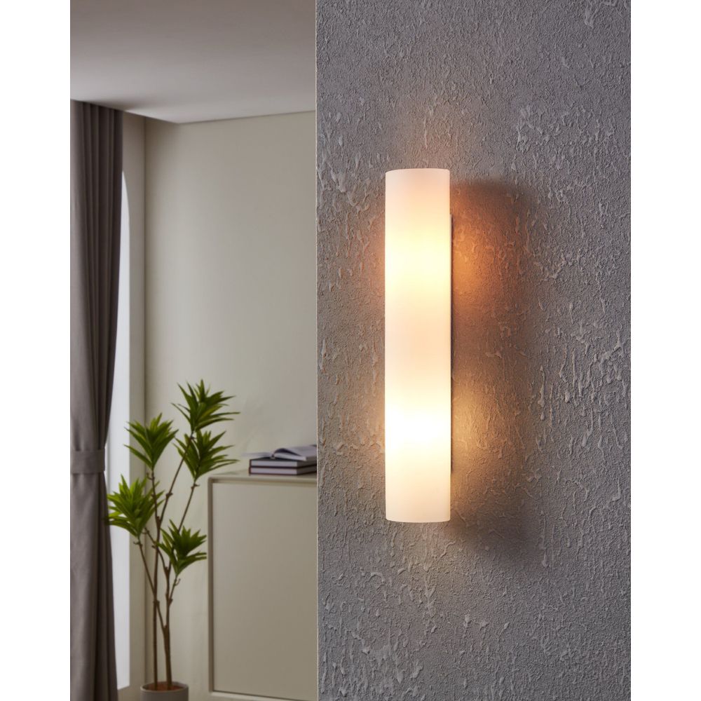 Eglo Zola Zidna Lampa - 2 Svjetla, Opal Bijela, Duljina 390 mm slika 2