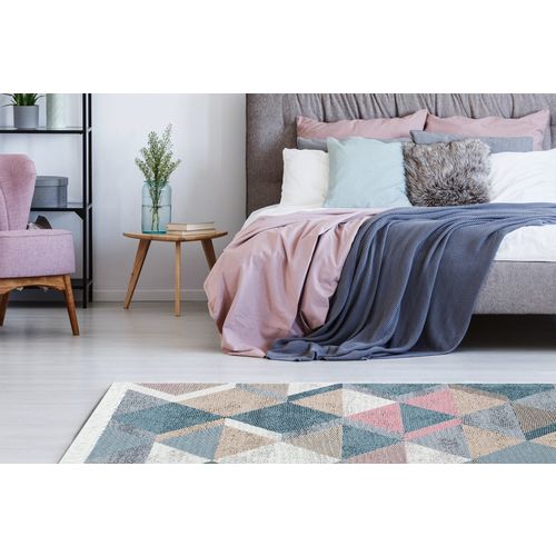 Conceptum Hypnose  Ar 10 - Blue, Pink  Blue
Pink
Beige
Grey Rug (80 x 150) slika 6