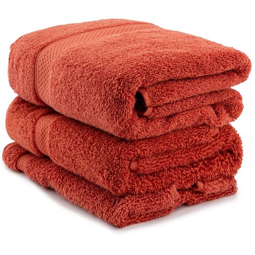 Colorful - Tile Red Tile Red Towel Set (3 Pieces) slika 1