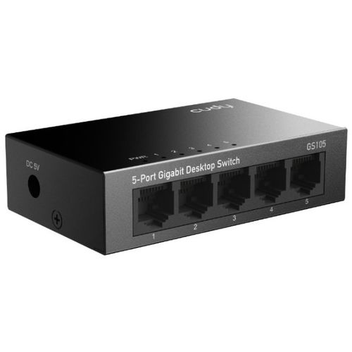 Cudy GS105 metalni 5-Port Gbit Desktop Switch, 5x RJ45 10/100/1000 (Alt. G1005) ver 4.0 slika 6