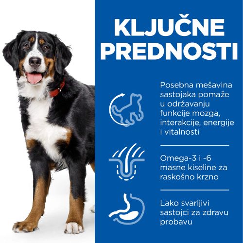 HSPD MATURE ADULT SENIOR VITALITY LARGE BREED PILETINA 14kg slika 4