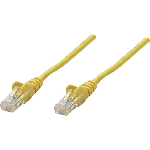 Intellinet 325165 RJ45 mrežni kabel, Patch kabel cat 5e U/UTP 0.50 m žuta  1 St. slika 3