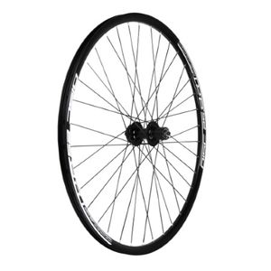 Kotač stražnji disc, 27.5", mtb, alu, crni,dupli obruč, za kranc, 7/8br, QR, 6 rupa