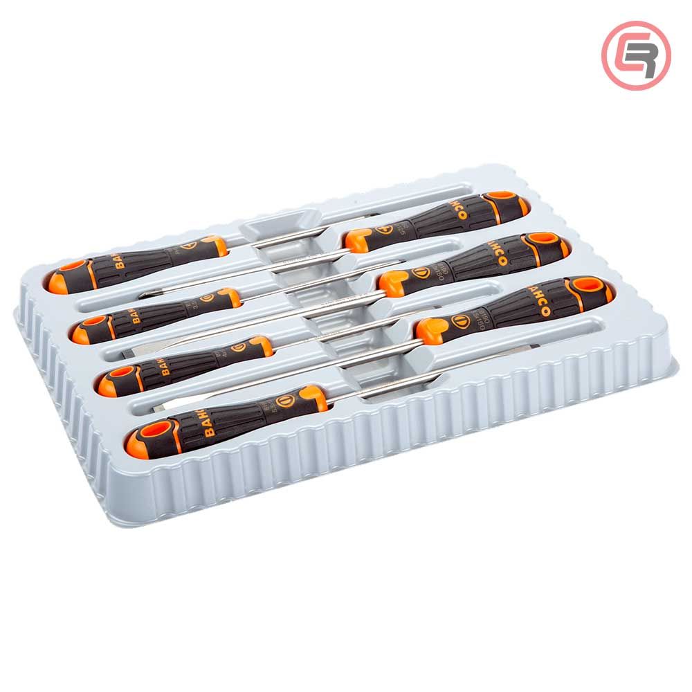 Bahco Garnitura Odvijača 5 plosnatih + 2 križna / 7 dijelna - B219.017 slika 2