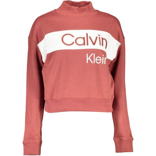 CALVIN KLEIN SWEATSHIRT WITHOUT ZIP WOMAN RED slika 1