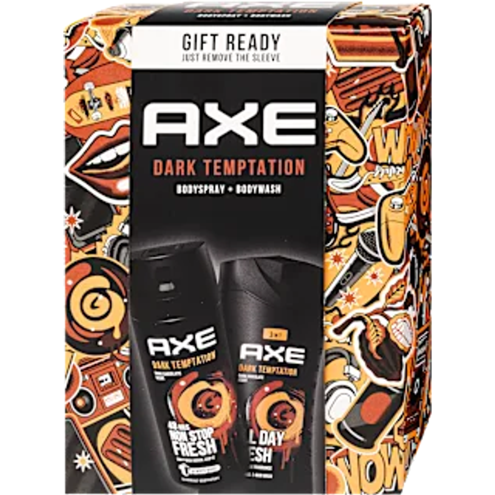Axe Poklon set Dark Temptation (gel za tuširanje, dezodorans u spreju) slika 1