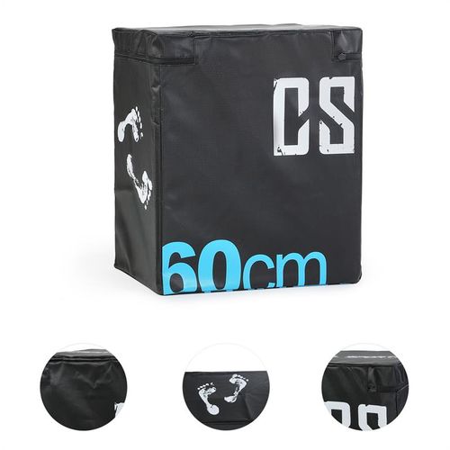 Capital Sports Rooksy Soft Jump Box Plyo Box 60x50x30 cm crna boja slika 8