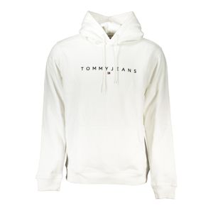 TOMMY HILFIGER MEN'S WHITE ZIPLESS SWEATSHIRT