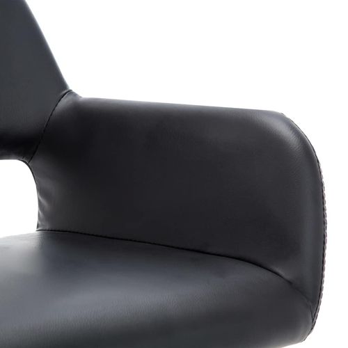 Blagovaonske stolice od umjetne kože 6 kom crne slika 5