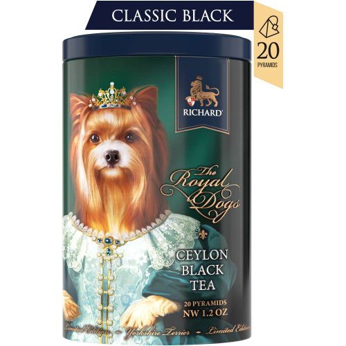 RICHARD Tea Royal Dogs, York - Fini cejlonski crni čaj - pakovanje od 20 piramida 111462 slika 1