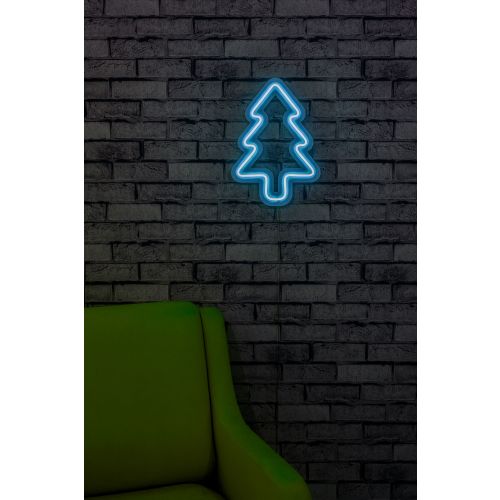 Wallity Ukrasna plastična LED rasvjeta, Christmas Pine - Blue slika 2