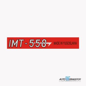 NALEPNICA "IMT 558" MALA