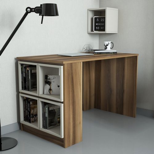 Woody Fashion Studijski stol, Box - Walnut, Cream slika 1