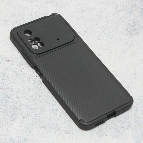 Maska Defender Carbon za Xiaomi Poco M4 Pro 4G crna slika 1