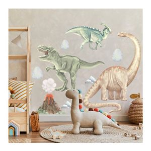 Pastelowe zidne naljepnice dinosauri 1