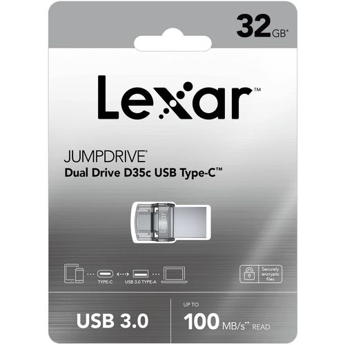 Lexar JumpDrive D35c 32GB OTG Dual Type-C and Type-A USB 3.0 flash drive, slika 7