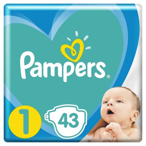 Pampers pelene Active baby newborn veličina 1 (2-5 kg) 43 kom slika 1