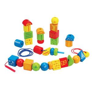 Hape Drveni oblici String-Along Shapes E1019B 