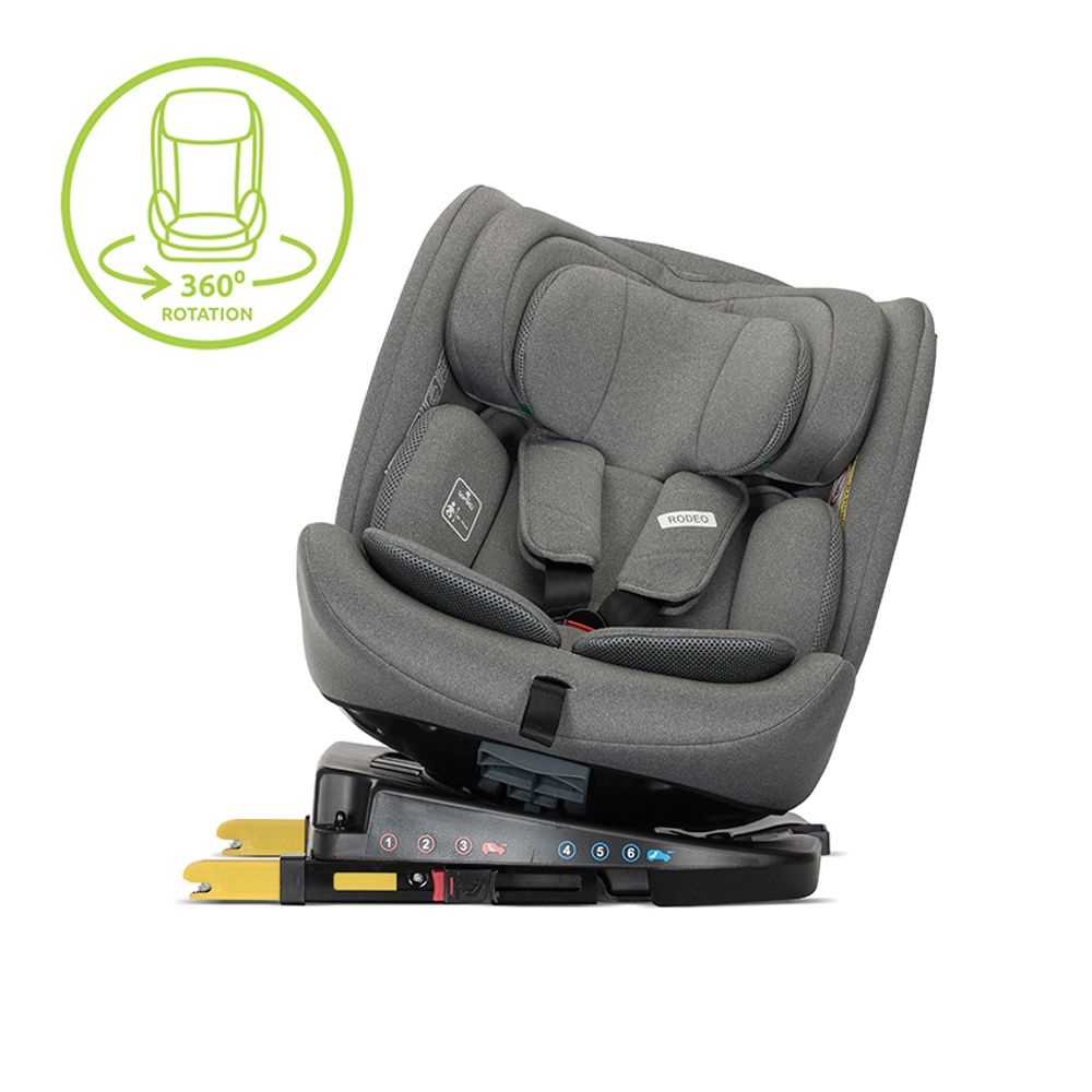 Lorelli Autosjedalica Rodeo 360° 40–150 cm Isofix, Grey slika 2