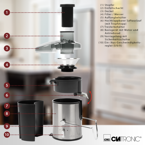 Clatronic AE 3666 Sokovnik  slika 3