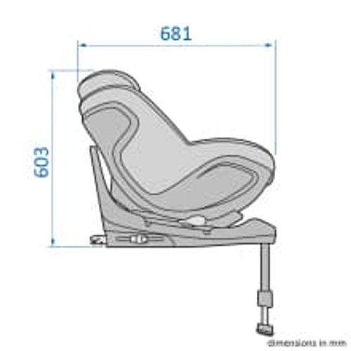 Maxi-Cosi autosjedalica Mica 360 Pro i-Size, Grupa 0+, 1 (0-18 kg) - Authentic Graphite slika 27