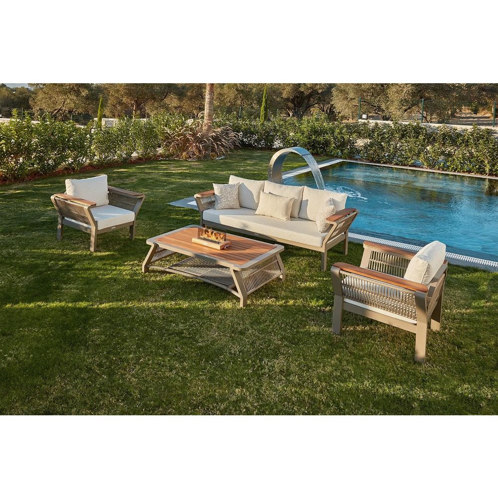 Vicenza Cappucino Vrtni Lounge Set slika 1